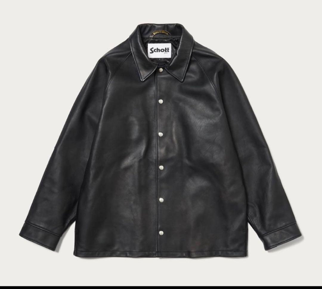 Schott ショット beauty&youth 別注レザー コーチ ジャケット