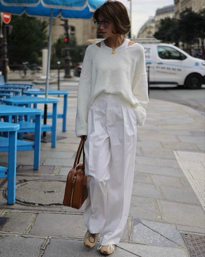 美品Gypsohila Stylish Chino Pants/White 36 Lightweight Crisp Twill Stone Chino Pants | Mugsy