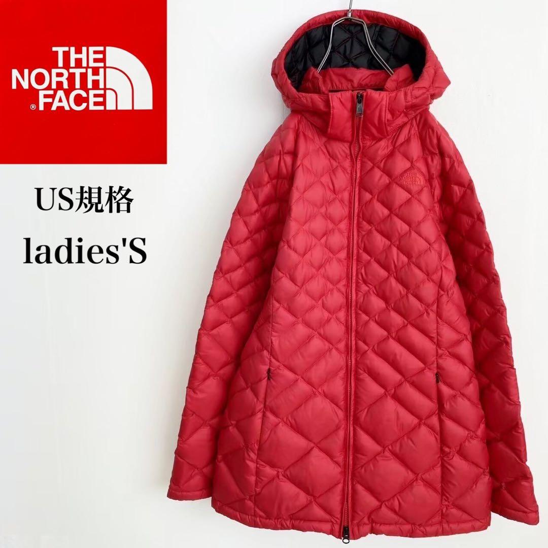 最終値下げ ノースフェイス US規格 550FIL ダウン レッド レディースS