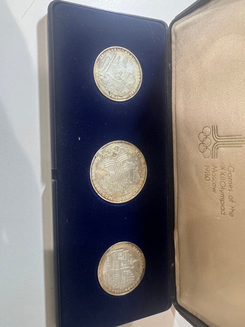 モスクワオリンピック1980 記念硬貨3枚セット 1980年 モスクワオリンピック 記念銀貨｜Yahoo!フリマ（旧PayPayフリマ）