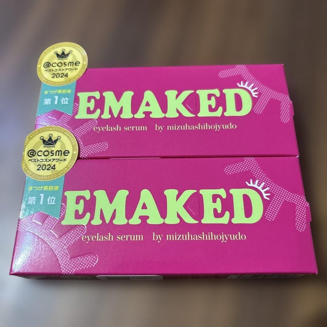 EMAKED まつ毛美容液 2本セット Amazon.co.jp: 2本セット 16種の有効成分配合まつ毛美容液