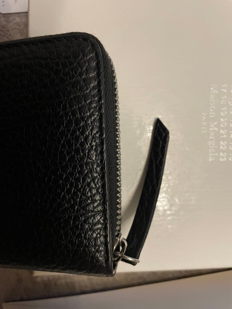 Maison Margiela ブラック レザー 長財布 マルジェラ 財布の通販はau