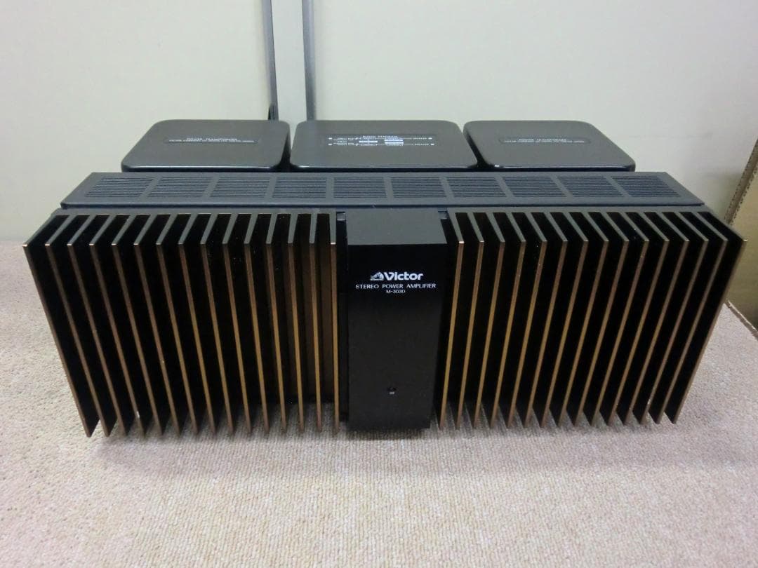 【中古現状品】ビクター ステレオパワーアンプ M-3030 トランジスタ M-3030 Victor - 中古オーディオ 高価買取・販売 ハイファイ堂