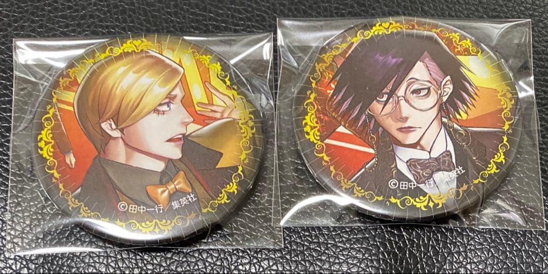 ジャンケットバンク 缶バッジ 獅子神敬一 村雨礼二 原画展 - メルカリ