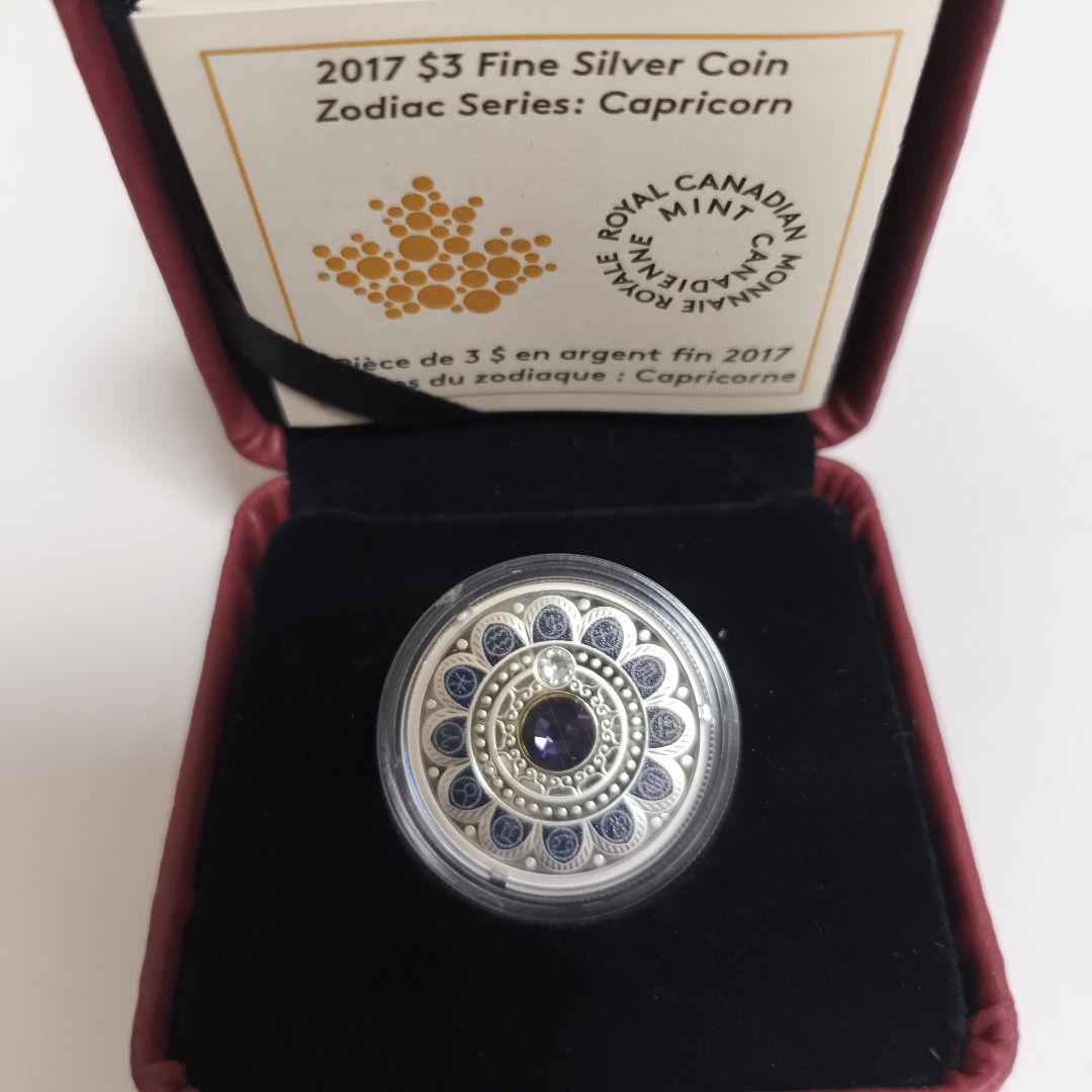 12星座モチーフ銀貨　山羊座 12星座モチーフ銀貨　山羊座