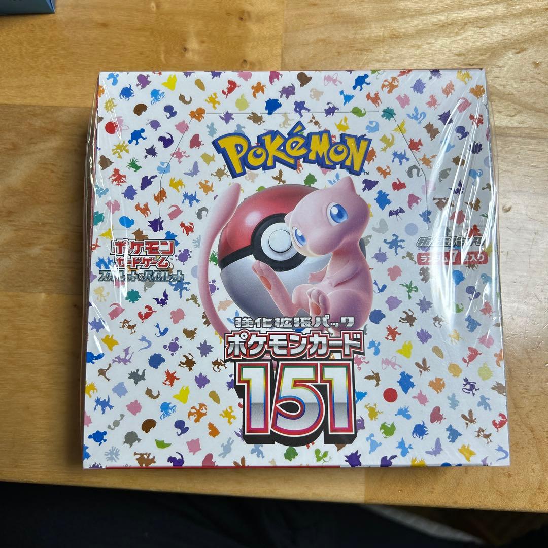 シュリンク付きポケモンカード151 Box