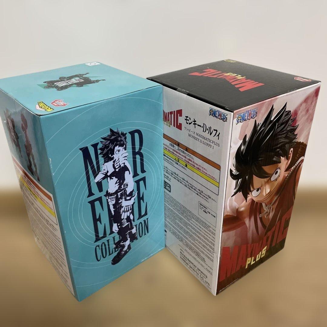 最新プライズフィギュア ルフィ&緑谷出久フィギュア2種セット新品未