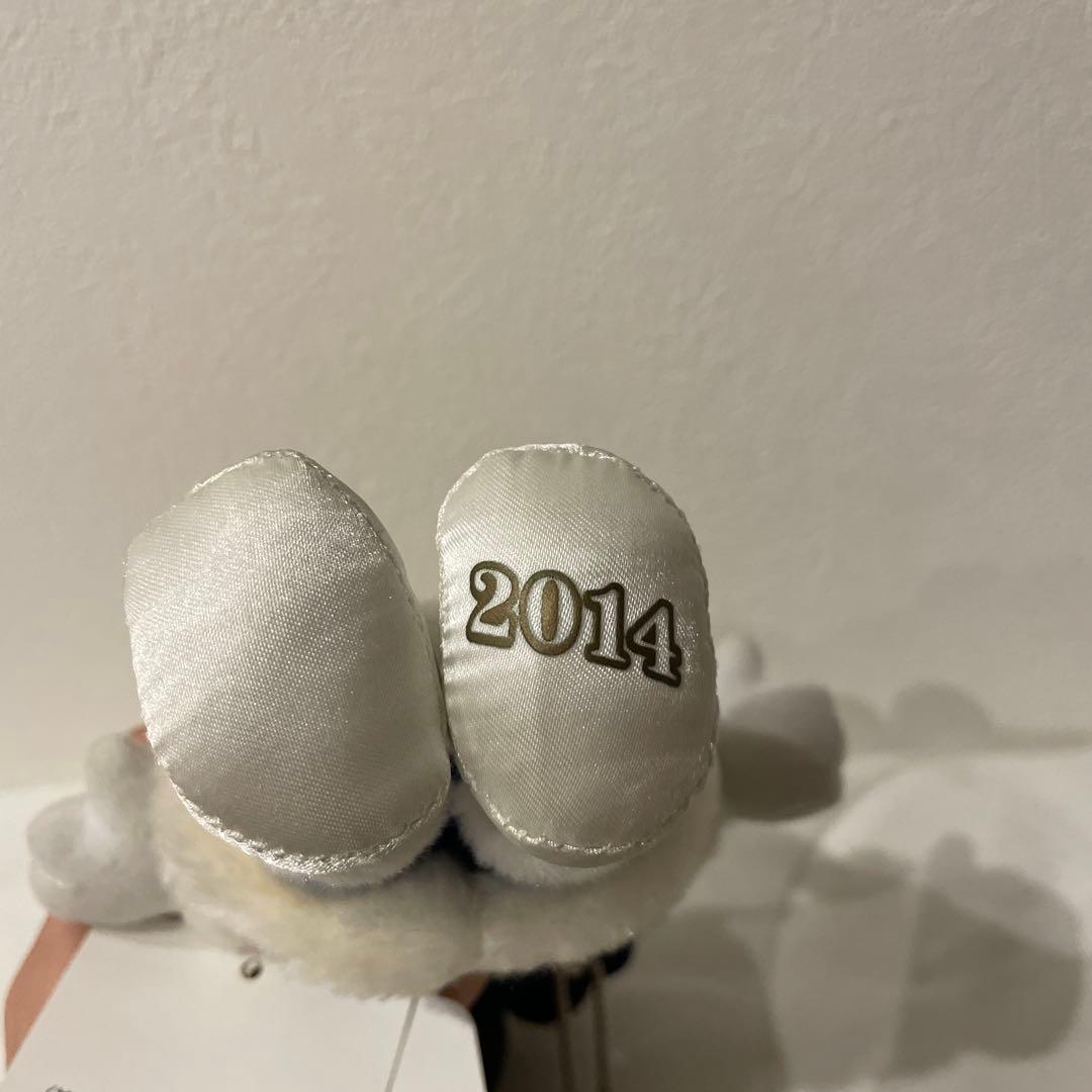 ミッキー ミニー ぬいぐるみバッチ 2014年 クリスマス ディズニーシー