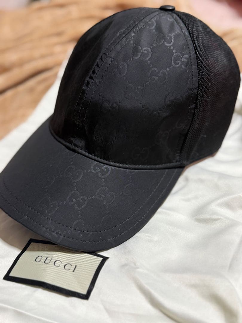GUCCI ブラック ⭐︎キャップ