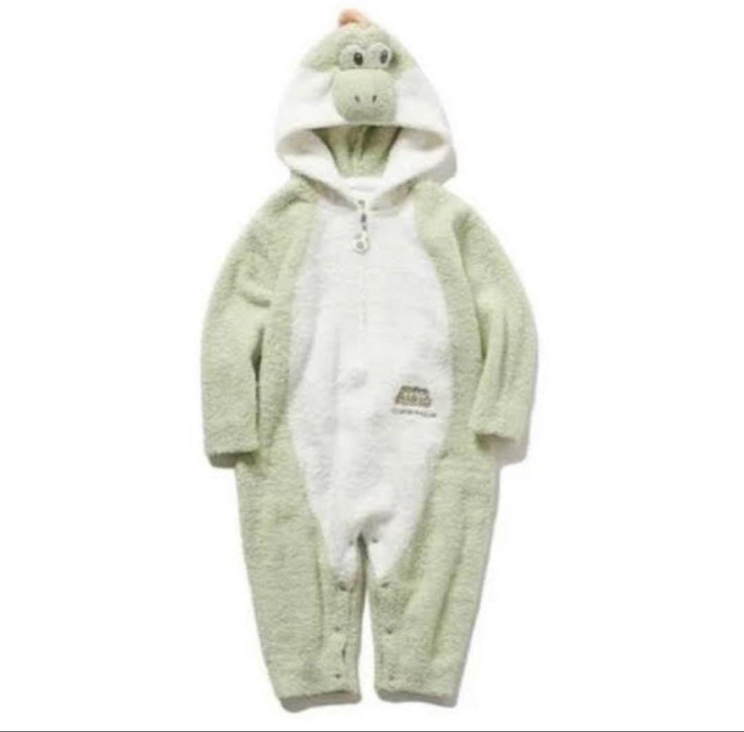 ジェラピケ　ヨッシー　ロンパース ジェラート ピケ] スーパーマリオ【ベビー】 ヨッシーロンパース