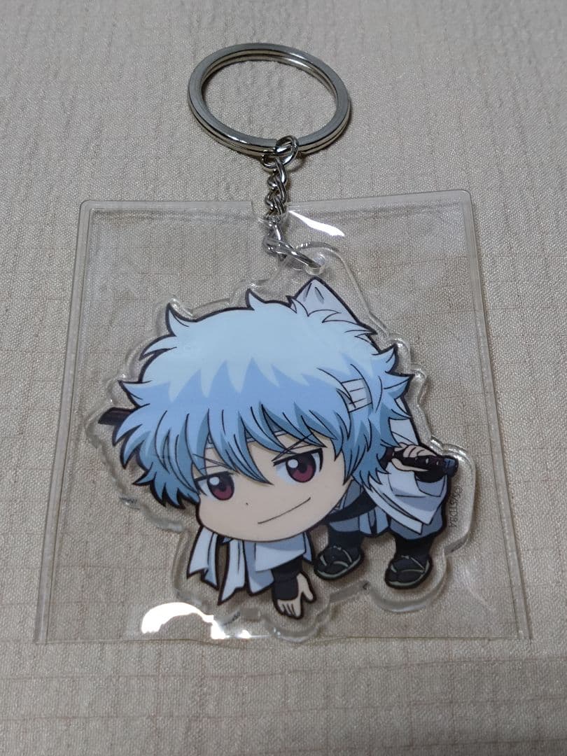 銀魂 坂田銀時 アクリルキーホルダー - メルカリ