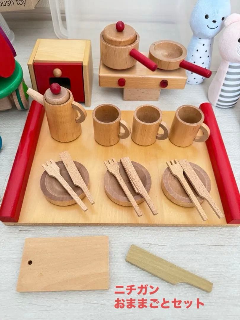 木製知育玩具 バヨ社 ボーネルンド プッシュトイ エドインター 木琴の