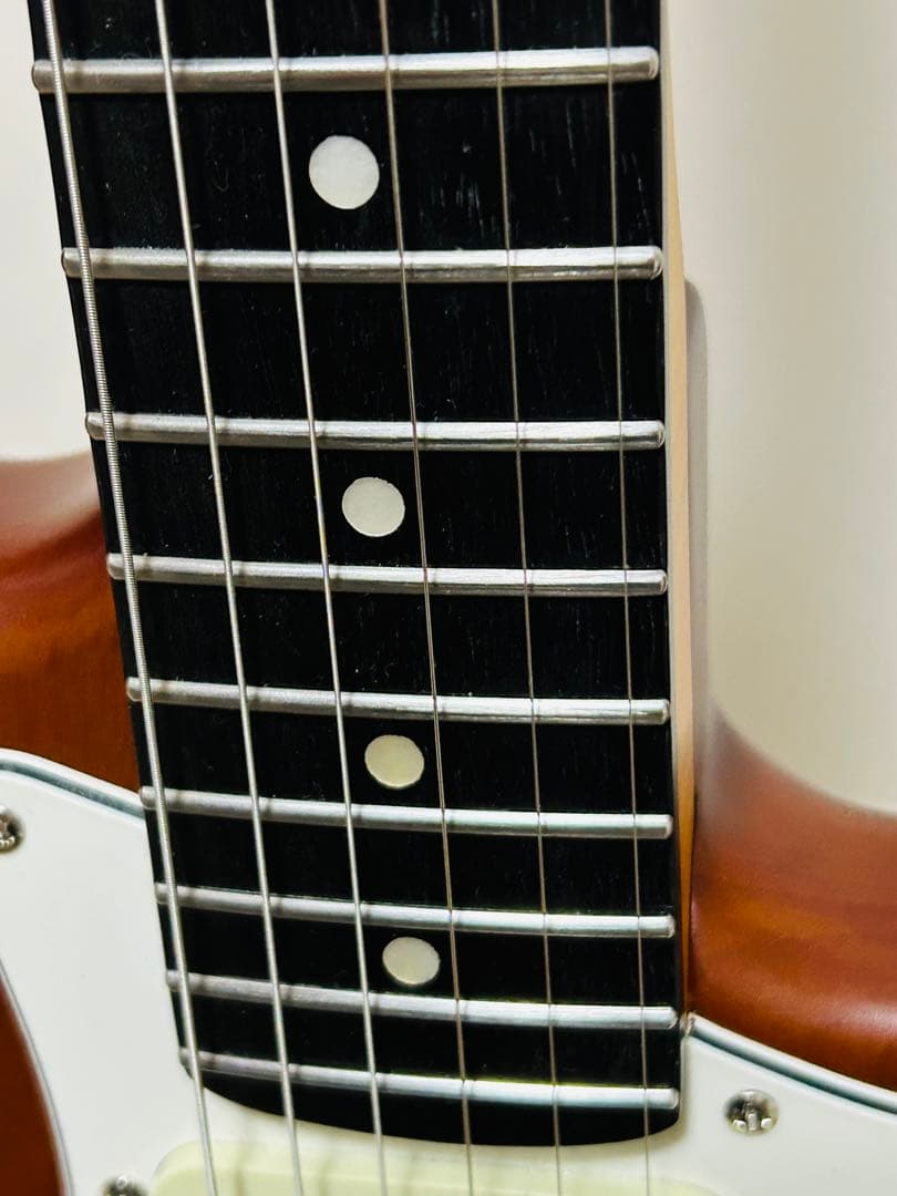 良品 コンポーネント ストラトキャスター 虎杢ネック アルダー2Pボディ