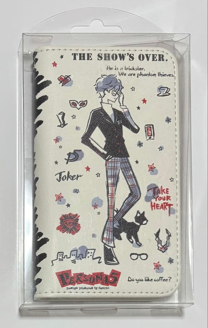 ペルソナ5 雨宮蓮　ジョーカー　サンリオ　手帳型スマホケース