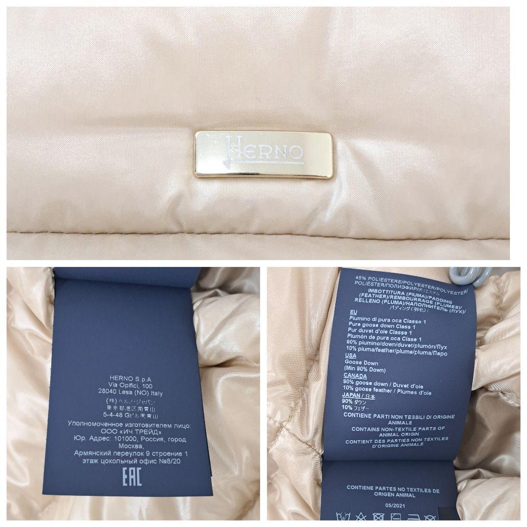 HERNO ヘルノ 人気 AMINTA アミンタ 軽量 ダウンコート 40 - メルカリ