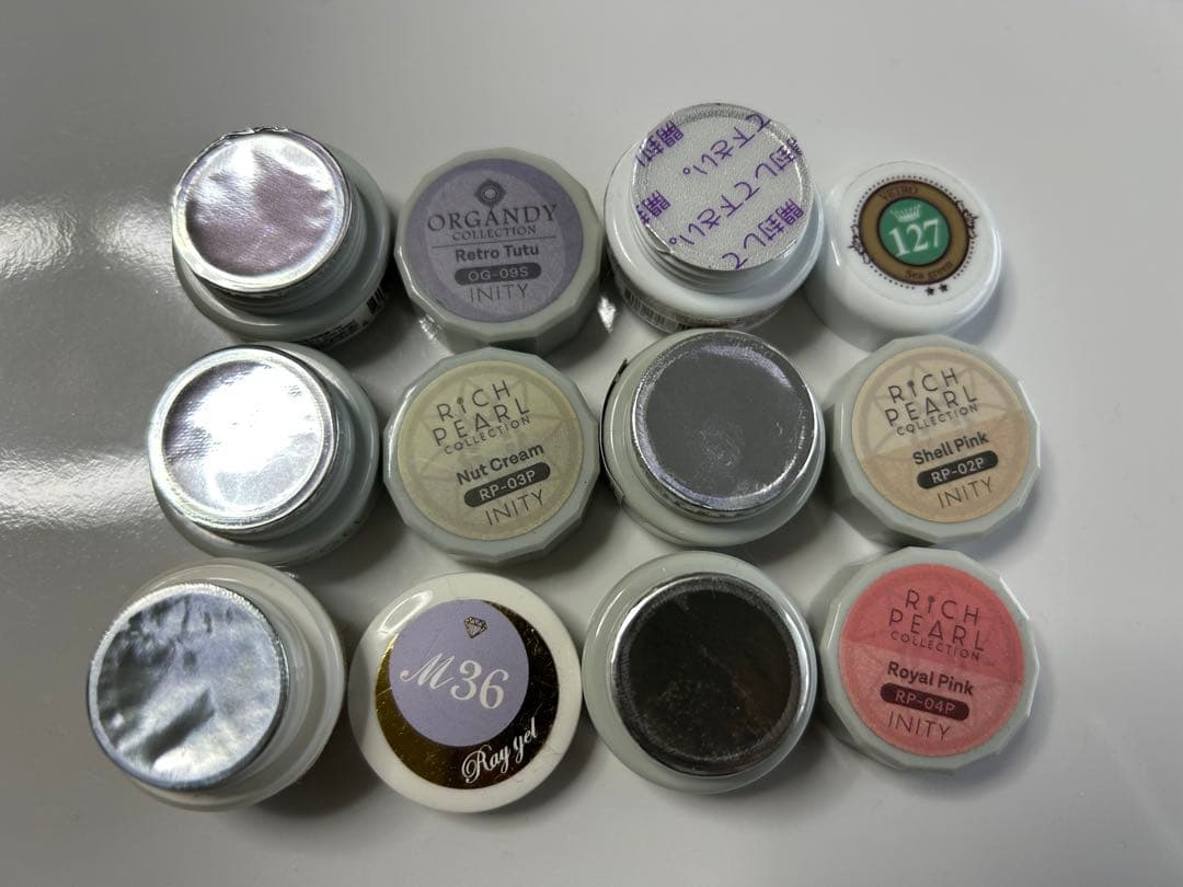 未使用多数！プロ用ジェルネイルパーツ類セット