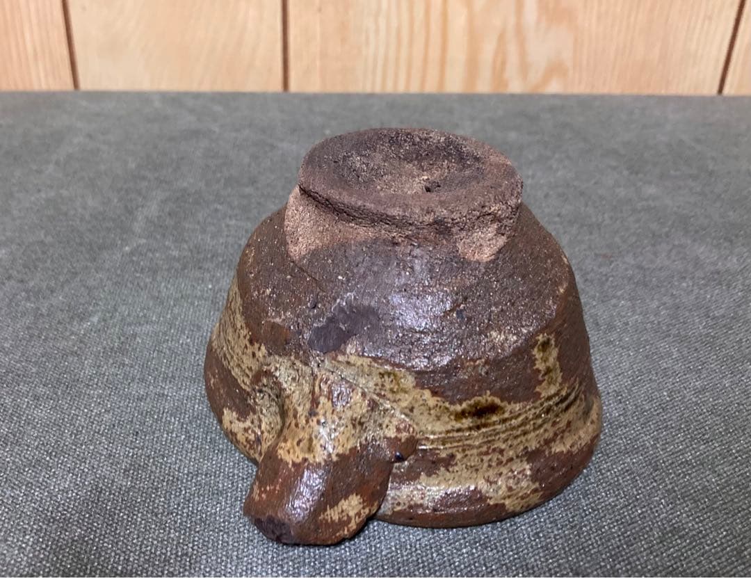 伊羅保片口ぐい呑み(検索古伊羅保黄瀬戸古唐津酒器|mercariメルカリ