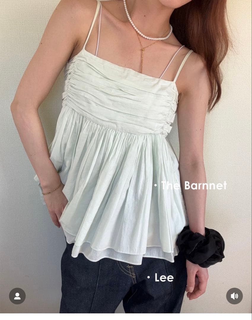 ★新品★the barnnetキャミソールトップス　ザバーネット