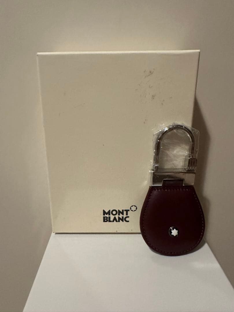 MONT BLANC バーガンディ キーホルダー