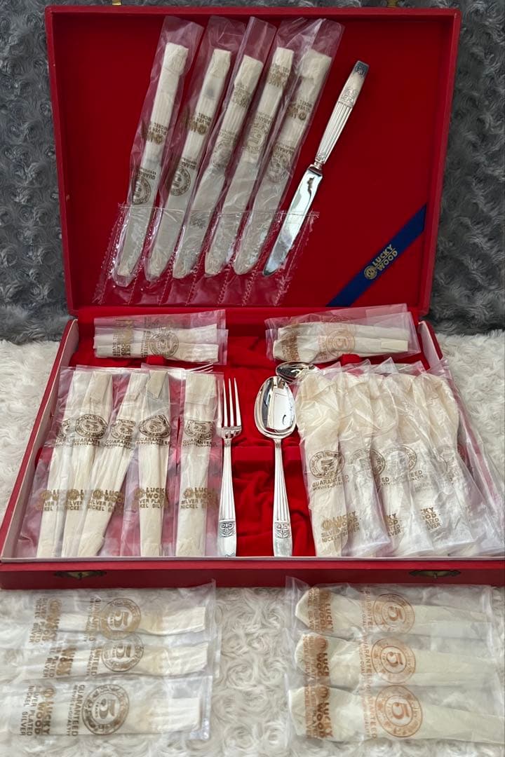 ラッキーウッド　カトラリーセット　ロッキンガム　ディナーセット〈30本セット〉※ デラックス〉30pc.ディナーセット（5客用） 5-01130-500 | LUCKYWOOD