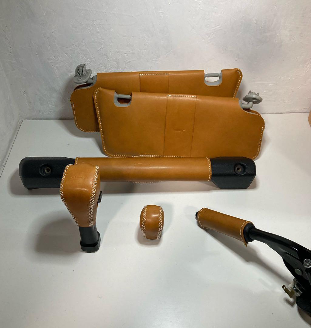 kutsushitakun◇新型ジムニー5点セット◇キャメル、ステッチ白