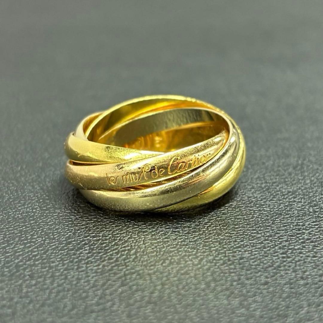 【希少】Cartier／カルティエ 5連 トリニティ 8.6g 750 51刻印