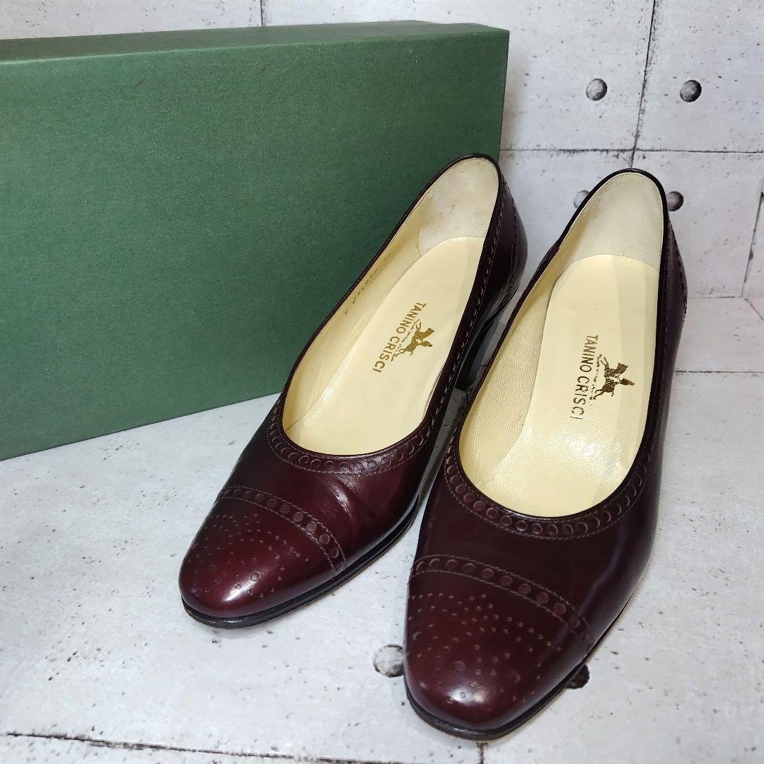 箱付き・美品】 タニノクリスチー TANINO CRISCI 美品 茶 - メルカリ