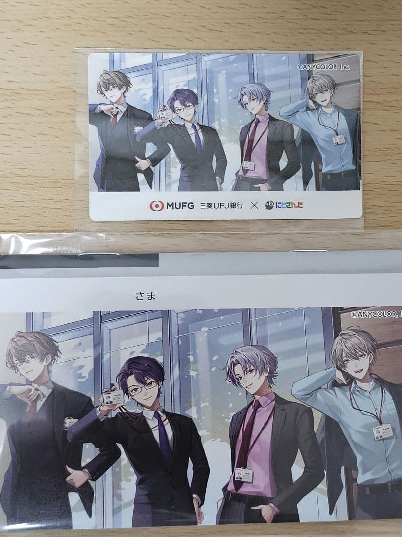 ROF-MAO 三菱UFJ銀行 通帳風ノート 名刺風カード ろふまお に