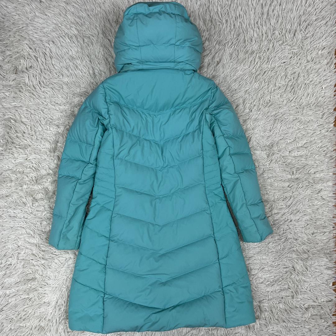 《良品》ザノースフェイス ロングダウン レディース ターコイズ 90（M）