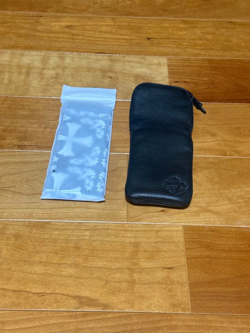 クロムハーツ　レザー メガネケース 黒