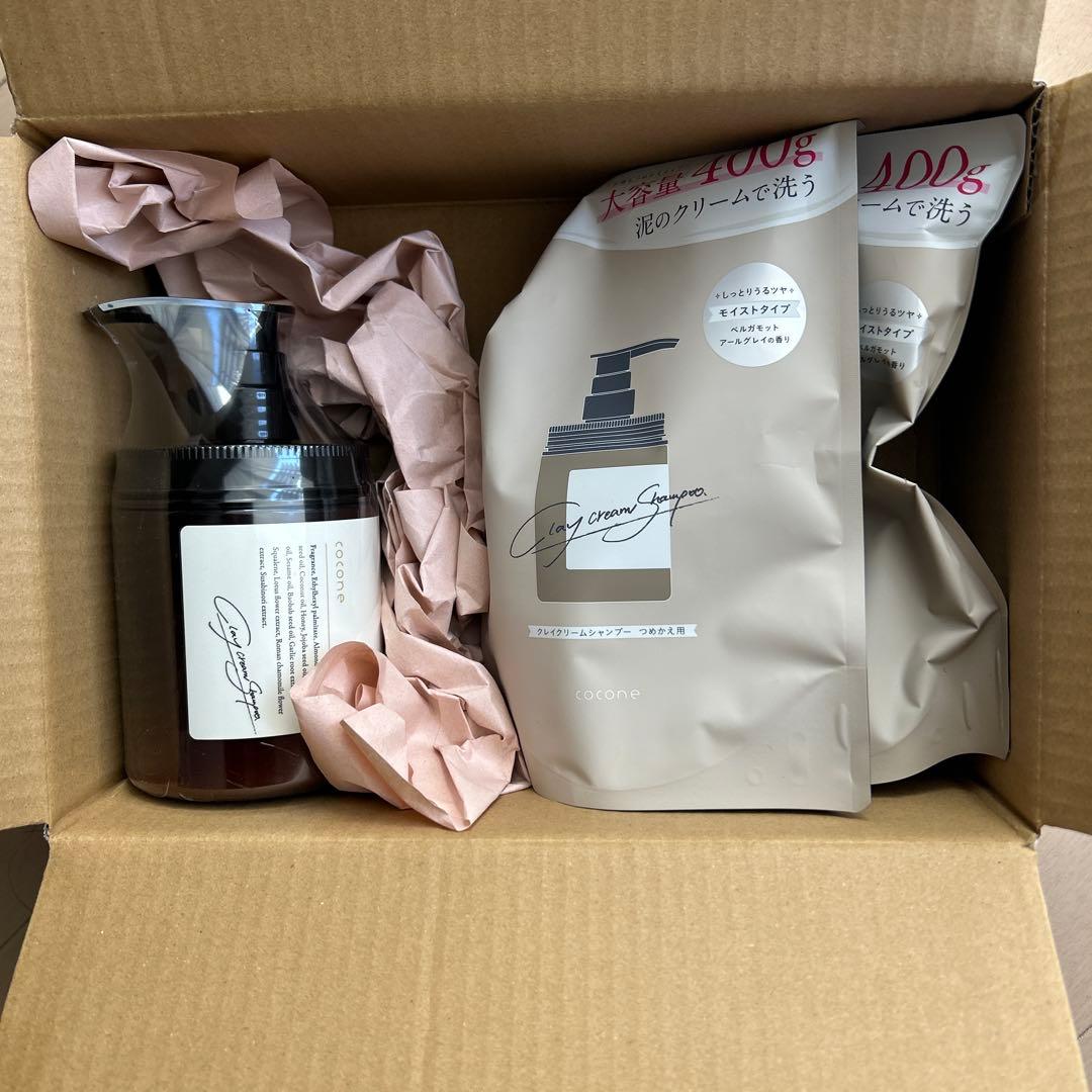 COCORO シャンプー 400g 詰め替え用 2個 スプレーボトル付き
