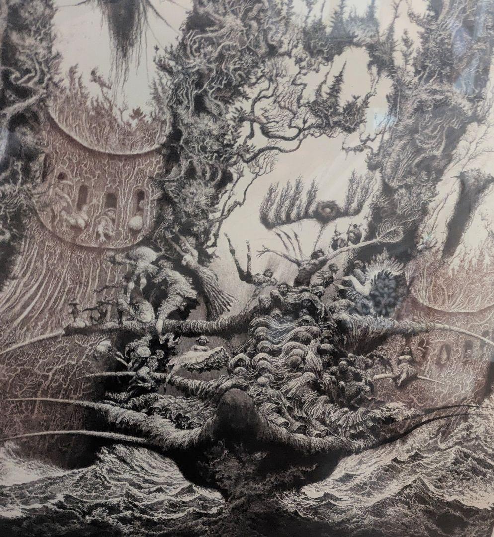 【SORAさまご予約品】知る人ぞ知る東欧の巨匠ブルノフスキーの超絶技巧リトグラフ