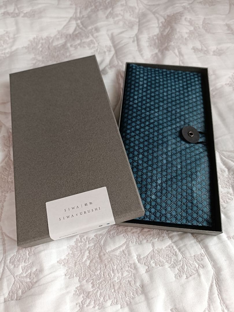 新品未使用【SIWA×URUSHI】 パスポートケース　青