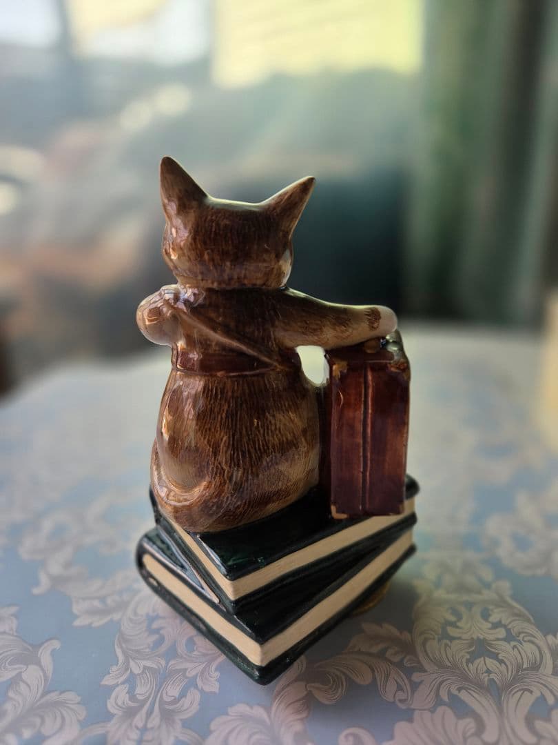 わちふぃーるど ダヤン 陶器 オルゴール トラベル 80日間世界一周