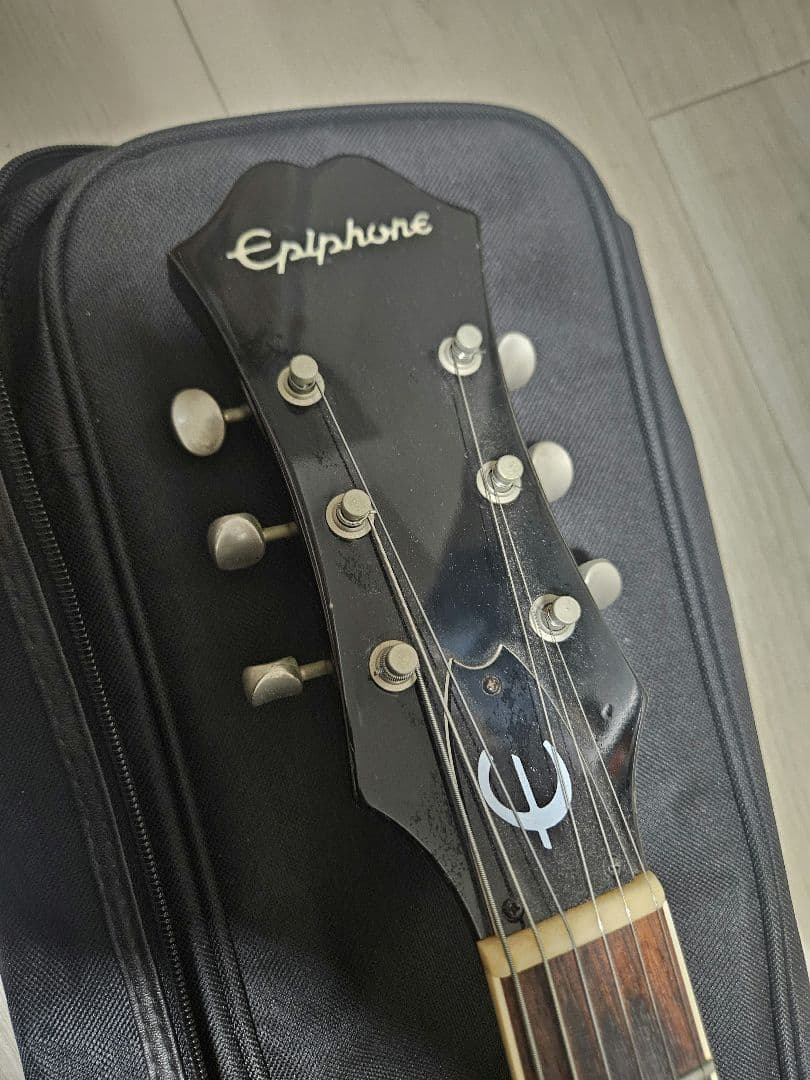 超希少OASISボーンヘッド同型寺田製87年初年度EpiphoneCasino - メルカリ