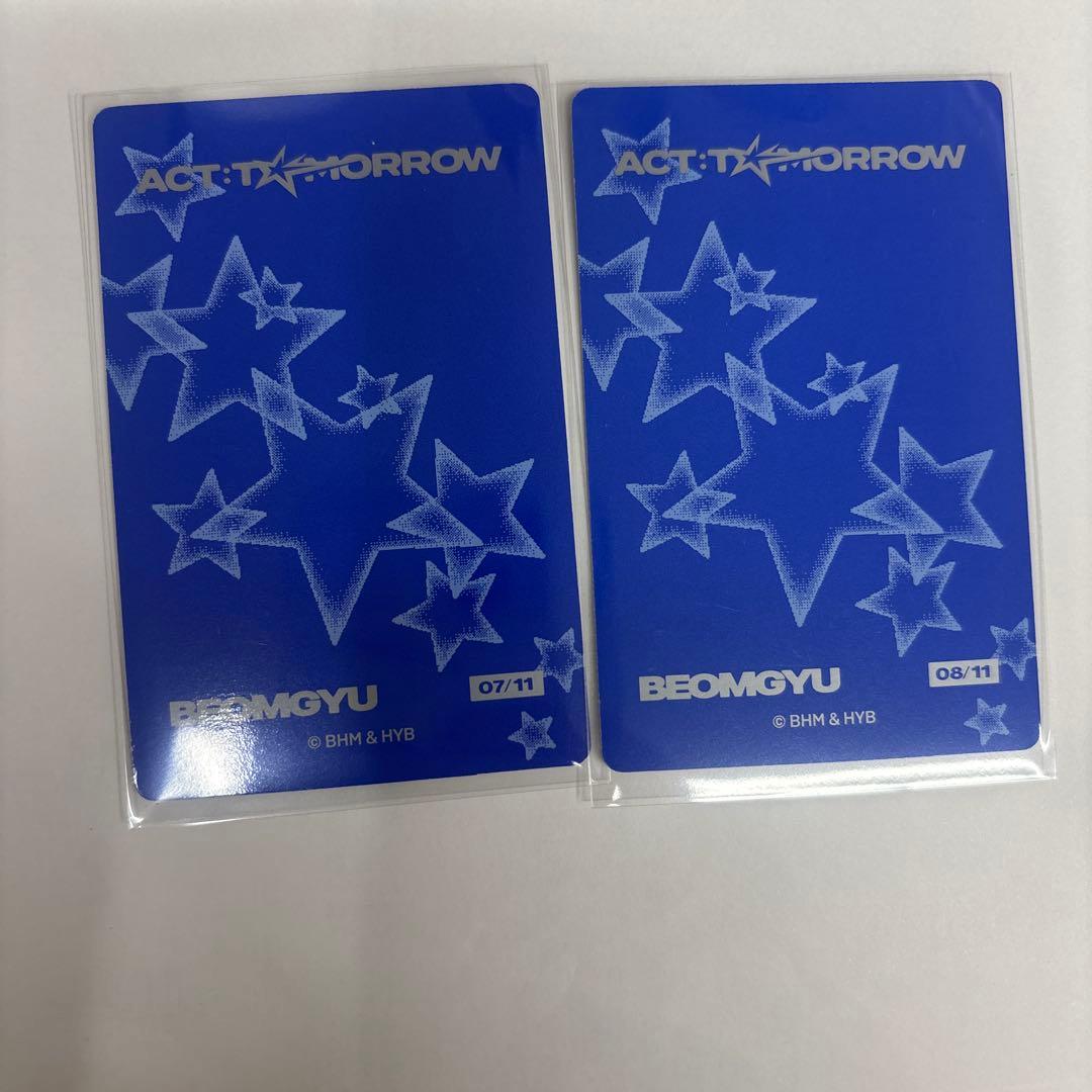 TXT ソウルコン ACT : TOMORROW トレカ ボムギュ 7 8 - メルカリ