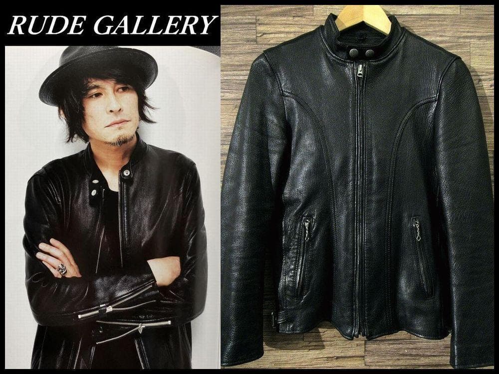 チバ着 ルードギャラリー 初期型 ARROW ディアスキン レザー ジャケット