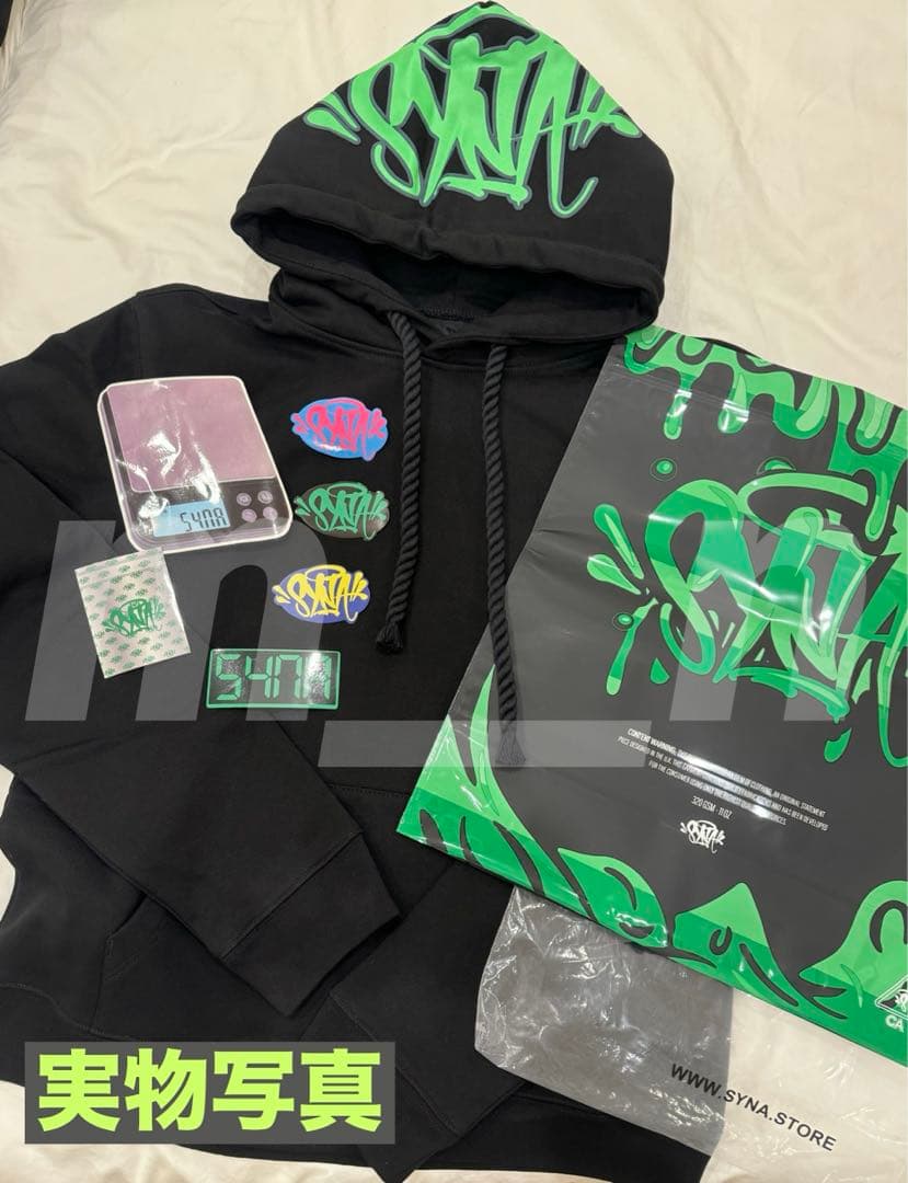 日本未入荷】 正規品 Syna world セットアップ 黒 緑 付属品あり