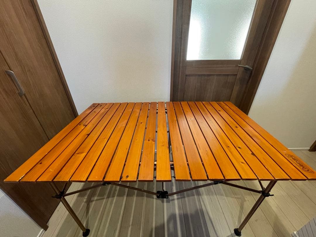 aaa様【クラシック】 Coleman ナチュラルウッドロール　テーブル 110