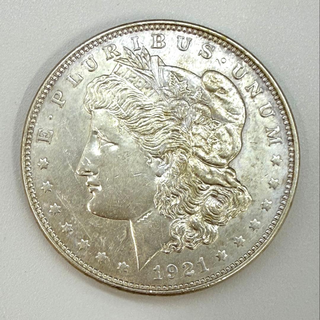 アメリカ銀貨1921 モルガンダラー ワンダラー 1ドル - メルカリ