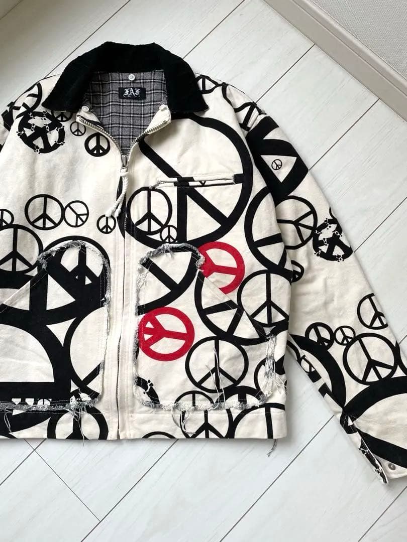 定価9万 FAF fake ass flowers デトロイトジャケット - メルカリ