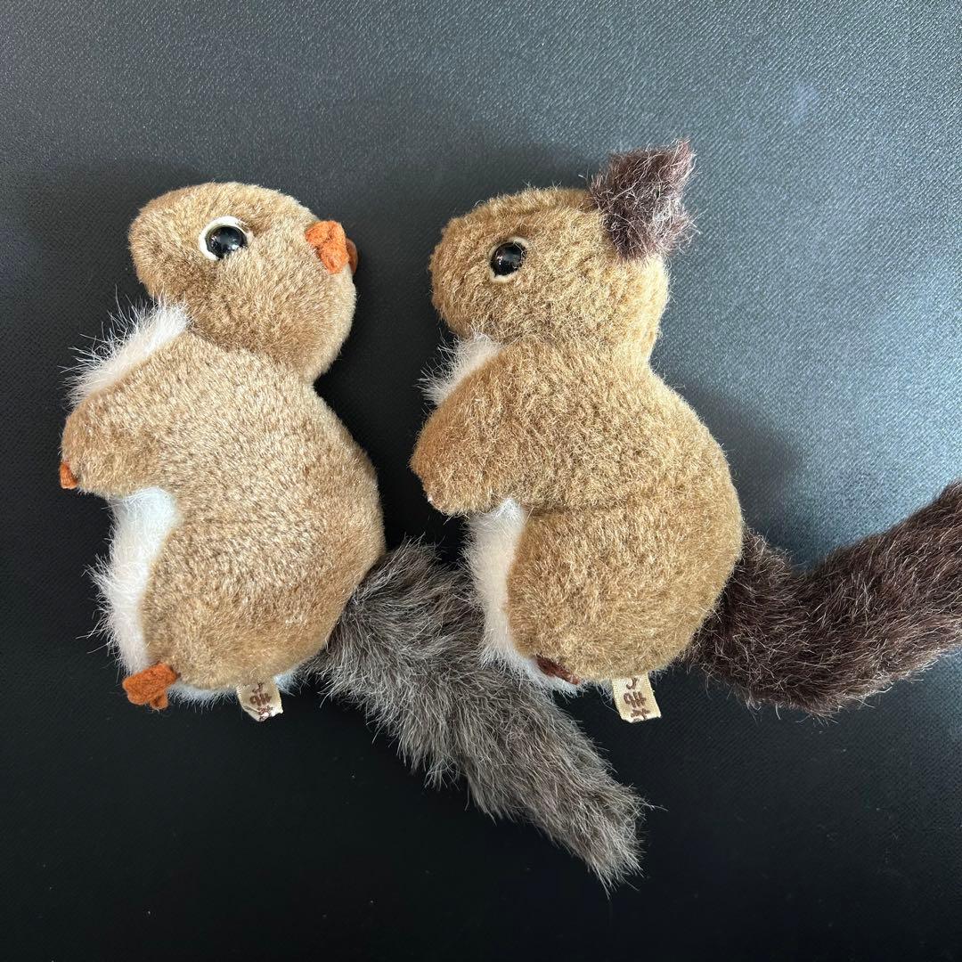 やまね やまね工房 りす リス ぬいぐるみ 2匹 - メルカリ