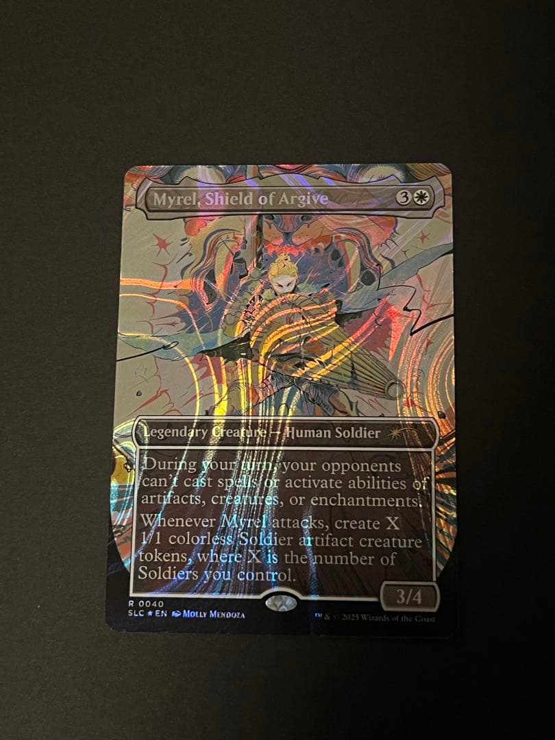 Myrel, Shield アルガイヴの盾、ミュレル Halo FOIL ハロー Myrel, Shield of Argive | The Brothers' War - Japanese | Star City