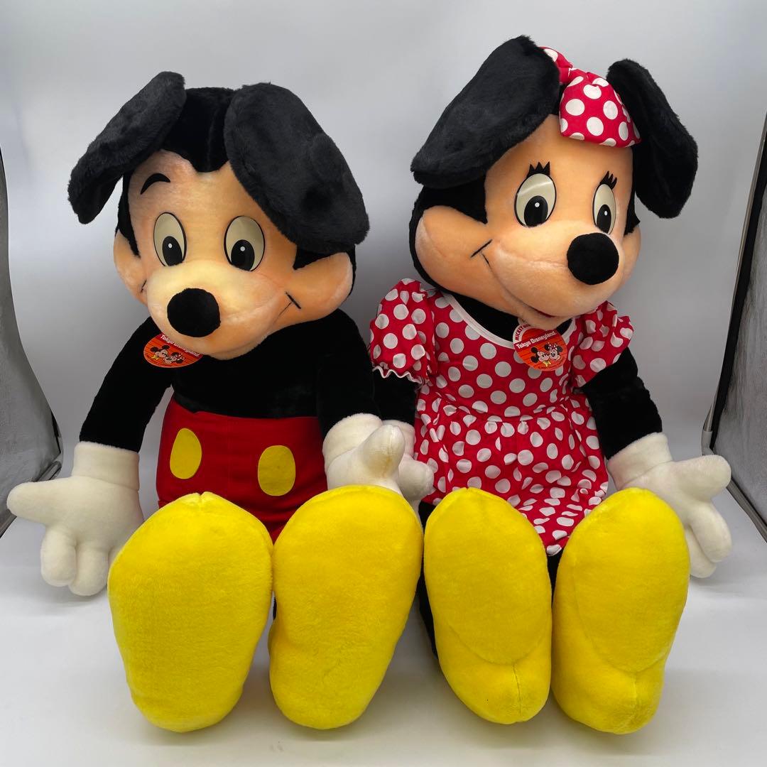 開演当時レア】 ミッキーマウス ミニー ぬいぐるみ ディズニー 昭和