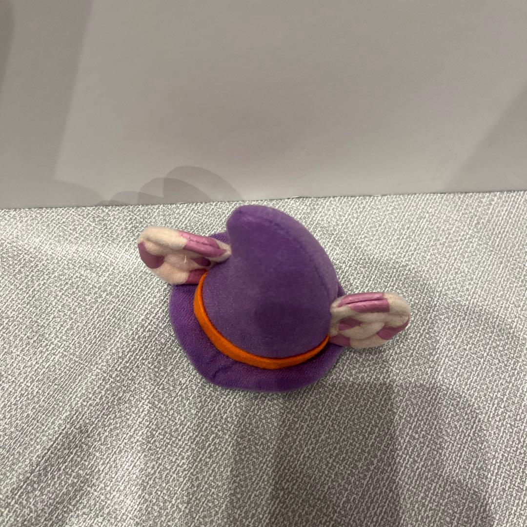 ディズニー キャラクター 帽子 紫 ヘアピン ぱっちん 耳付 - メルカリ