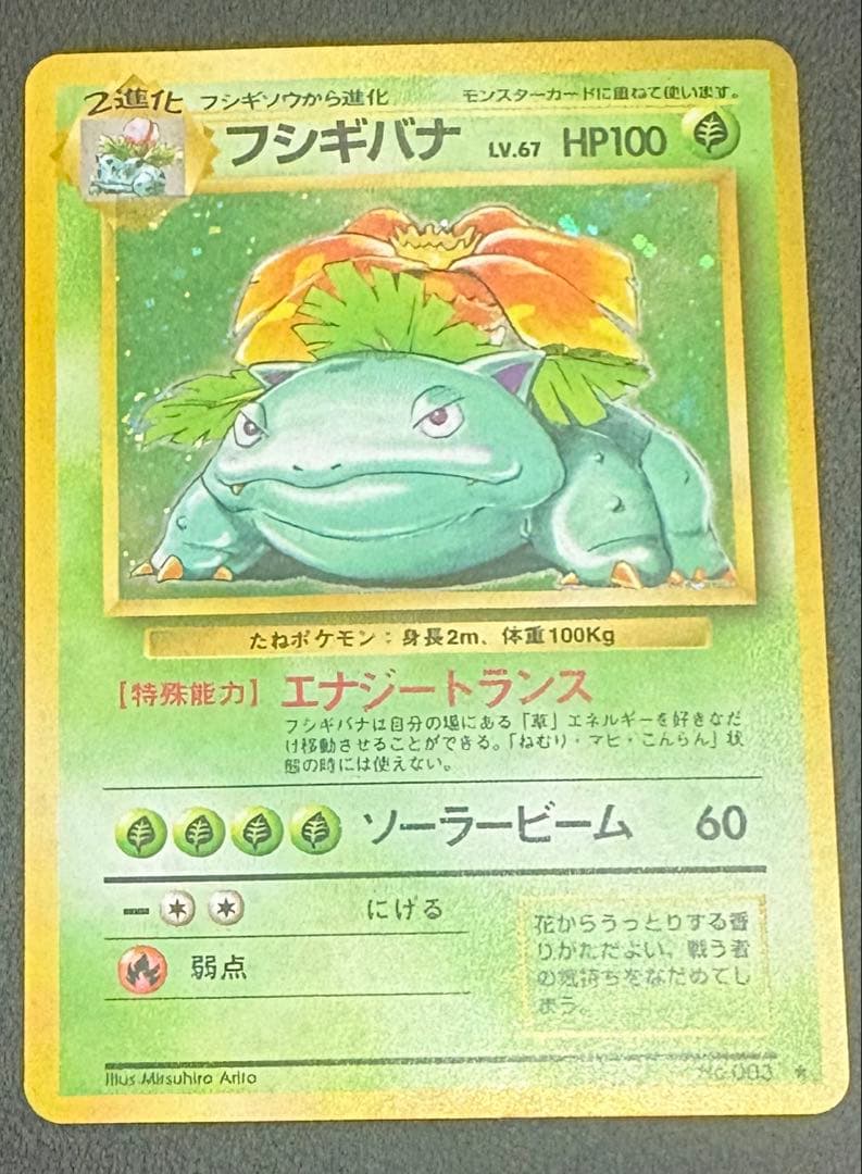 旧裏　ポケモンカード　フシギバナ