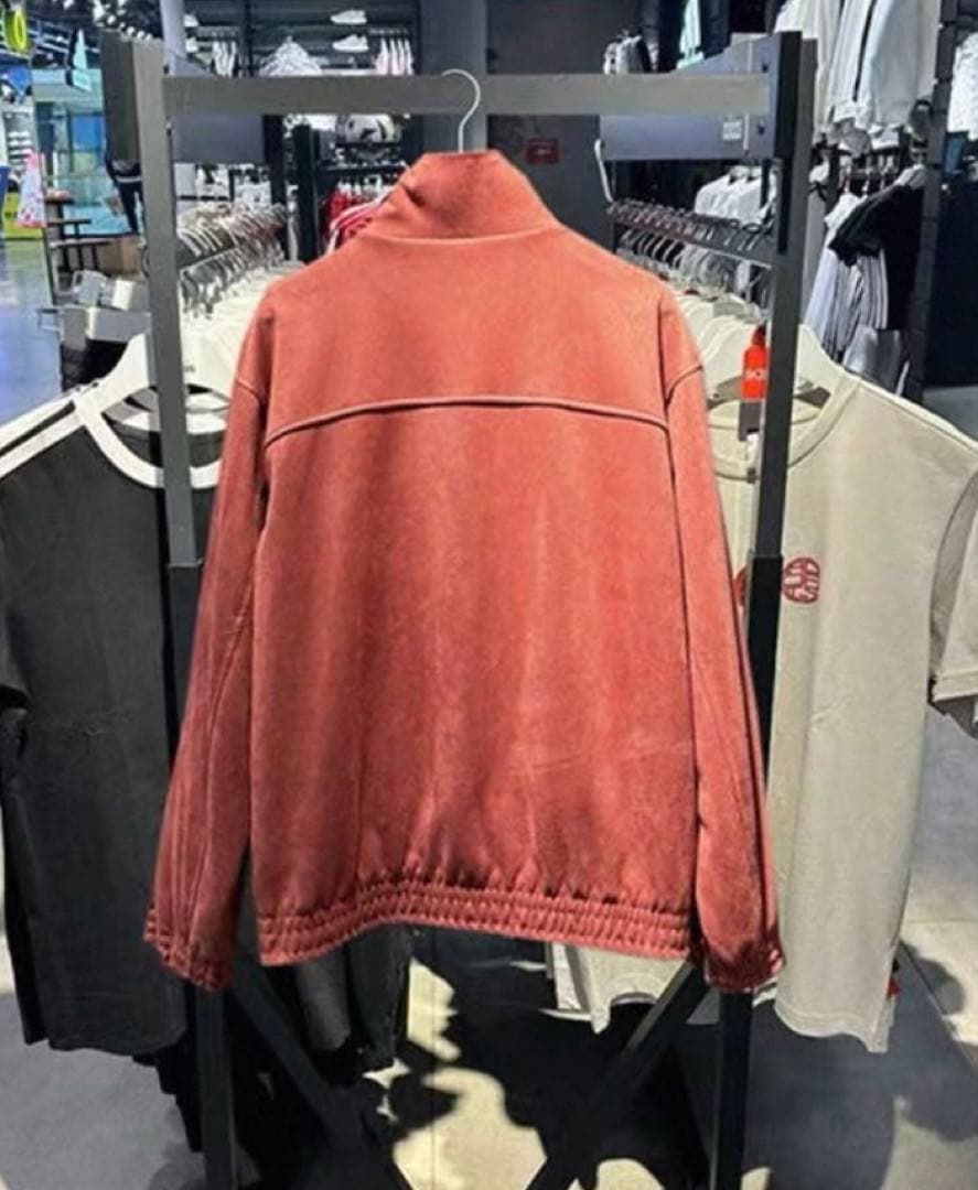 L 海外限定adidas originals スエード トラックジャケット - メルカリ