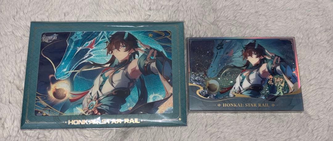 崩壊スターレイル　丹恒　飲月　アクリル色紙　グリッターアクリルブロック