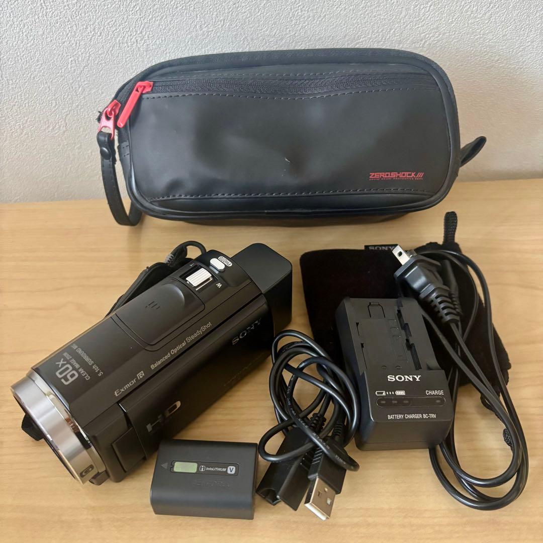 ソニー SONY HDR-CX535 ビデオカメラ Amazon | SONY ビデオカメラ Handycam CX535 内蔵メモリ32GB ブラック