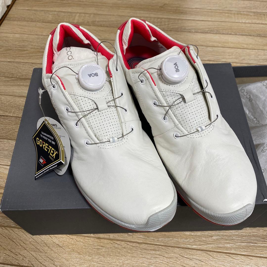 ECCO BIOM G2 ボア スパイク 白/ピンク EU40 25cm 未使用